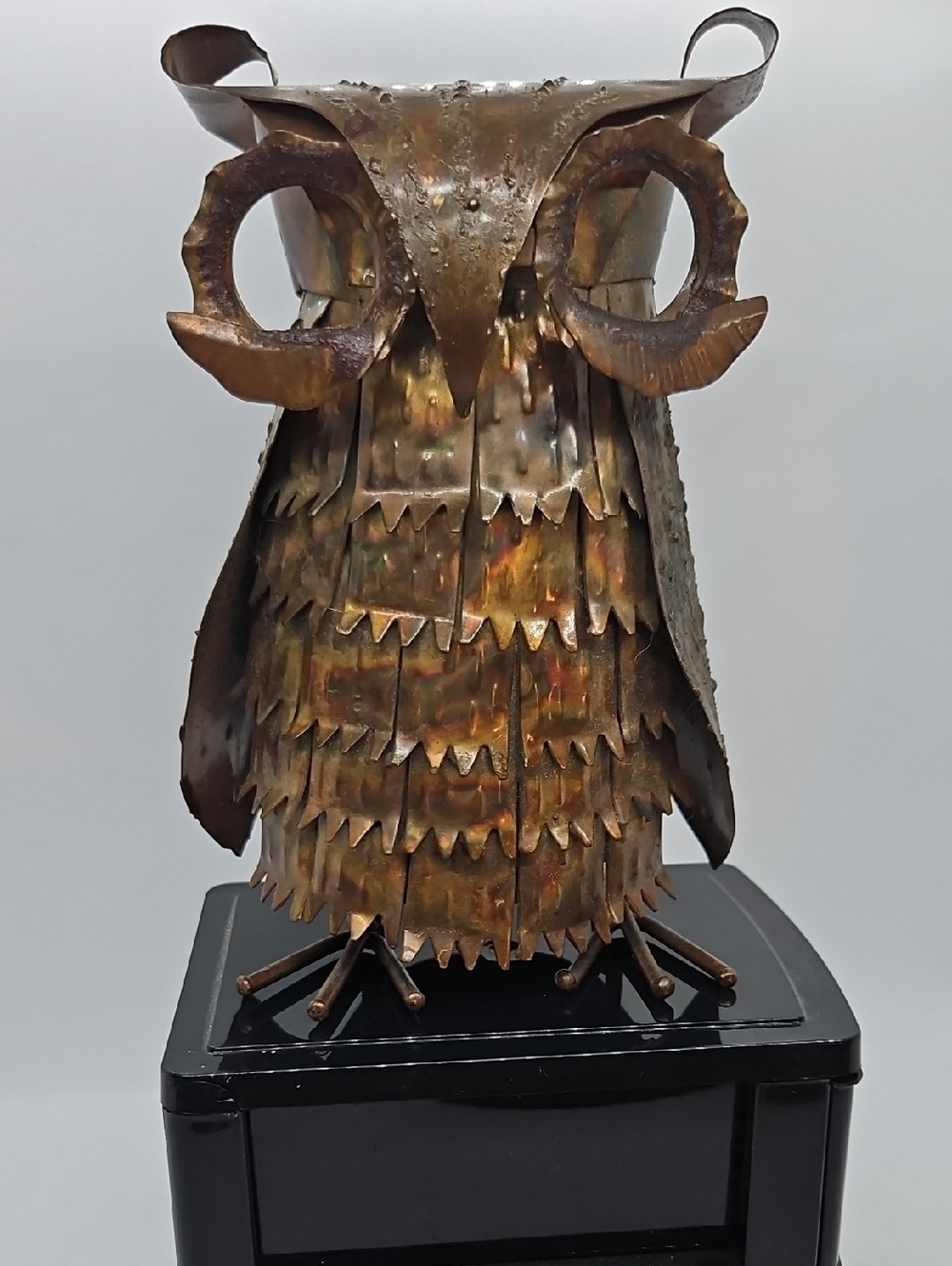 Mid-Century Copper-tone Metal Owl